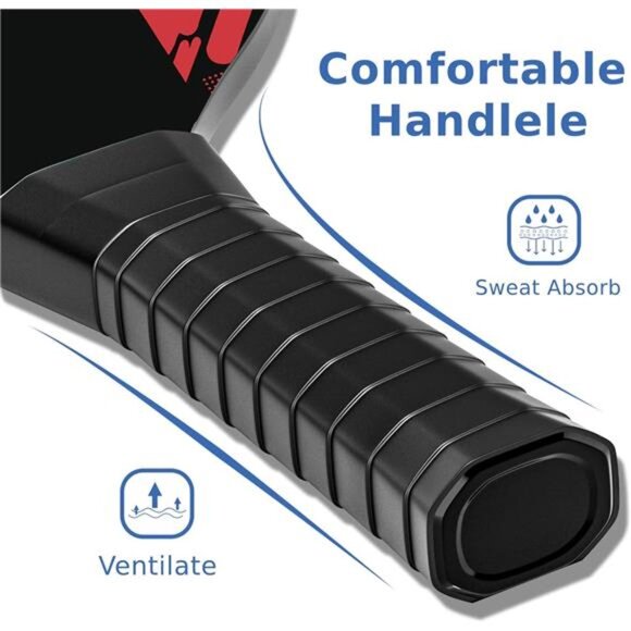 Pickleball Paddles, Pickleball Set with 4 Premium Wood Pickleball Paddles - Picture 3 of 7